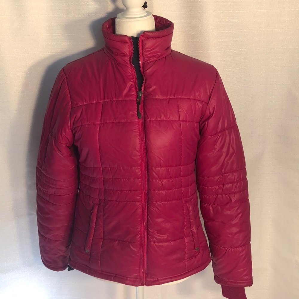 Champion pink puffer jacket